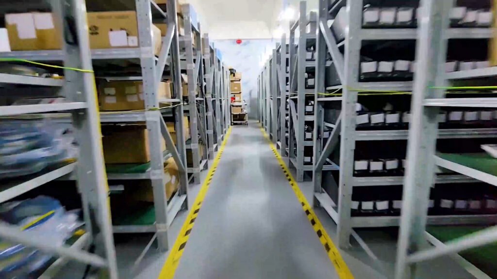 Electronic component storage and material management at MG PCBA
